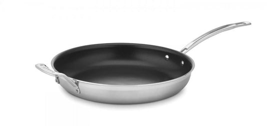 Cuisinart Multiclad Pro Tri-Ply Stainless Steel 12 Non-Stick Skillet W/Helper