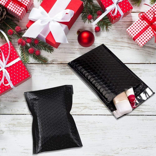 Besteck #5 Black Bubble Mailers 10.5 X 16 Padded Envelopes (50)
