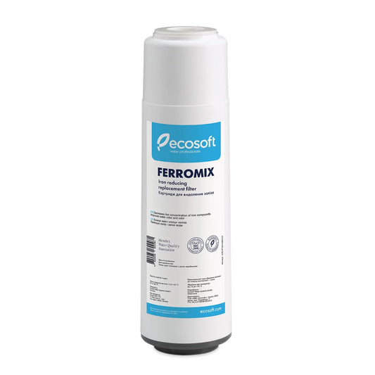 Ecosoft Ferromix Replacment Filters for Iron Reduction  2.5× 10 Replacement Water Filters