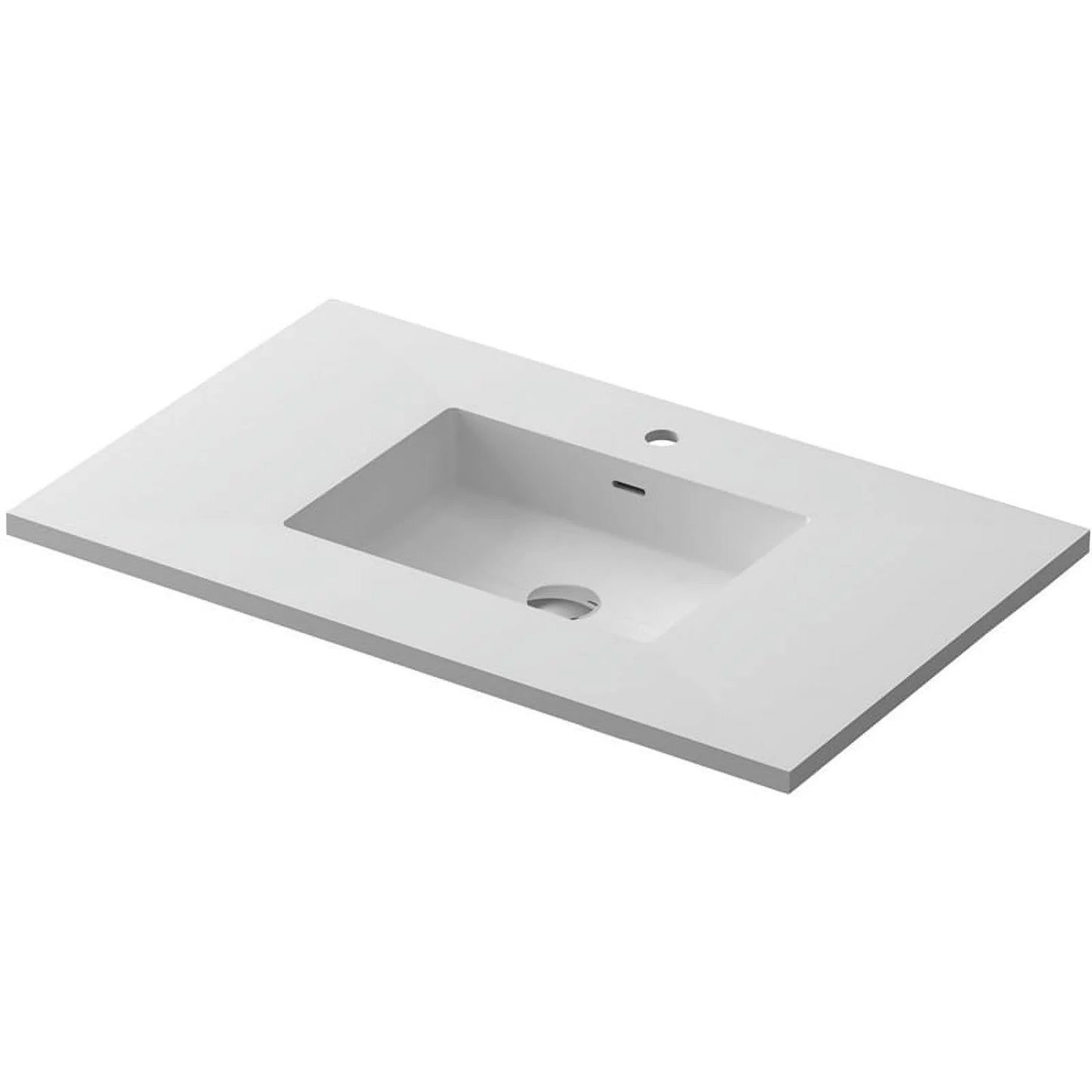 Laviva VIVA Stone 36 Matte White - Solid Surface Countertop