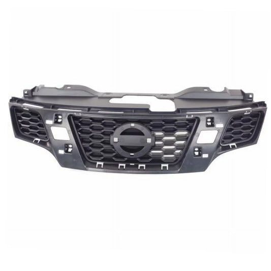 Fits 13-20 NV200 Front Face Bar Grill Grille Assembly Black w/o Surround Camera