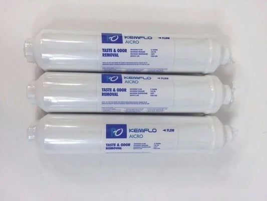 New 3 Pack AICRO-Q 10  2 Inline Filter w/ 1/4 Built-in Quick-Connect Fitting