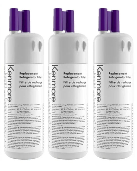 Replacement for Kenmore Elite 9081- 469081, 469930, 9930 Refrigerator Water Filter,White 3 Pack