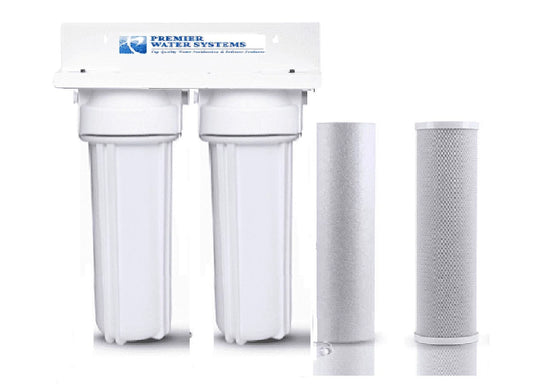 PREMIER 2 Stage Drinking Water Filter System | SEDIMENT+ CARBON