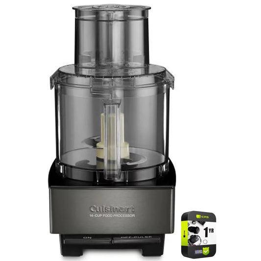 Cuisinart DFP-14BKSY Custom 14 Food Processor 720W 14 Cup Capacity Black Bundle with 1 YR CPS Enhanced Protection Pack