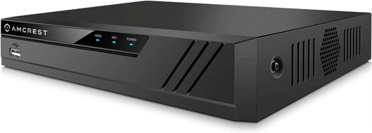 Amcrest NV4108E-A2 4K 8CH POE NVR (1080p/3MP/4MP/5MP/8MP) Network Video Recorder - Supports up to 8 x 8MP/4K IP Cameras, 8-Channel Power Over Ethernet Supports up to 10TB HDD (Not Included) (Used)