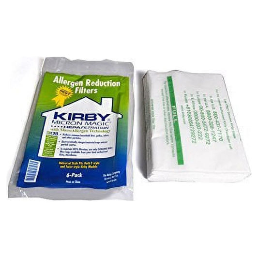 Kirby Style F Cloth G3 G4 G5 G6 Ultimate G Sentria Hepa Kirby Bag 6PK # 204811G