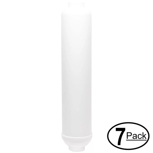 7-Pack Replacement for Water Filter Tree WFT-RO4 Inline Filter Cartridge - Universal 10-inch Cartridge for Water Filter Tree WFT-RO4 REVERSE OSMOSIS SYSTEM - Denali Pure Brand