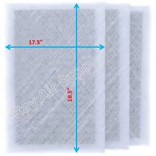 Air Ranger Air Cleaner Replacement Filter Pads 20x20 Refills (3 Pack)