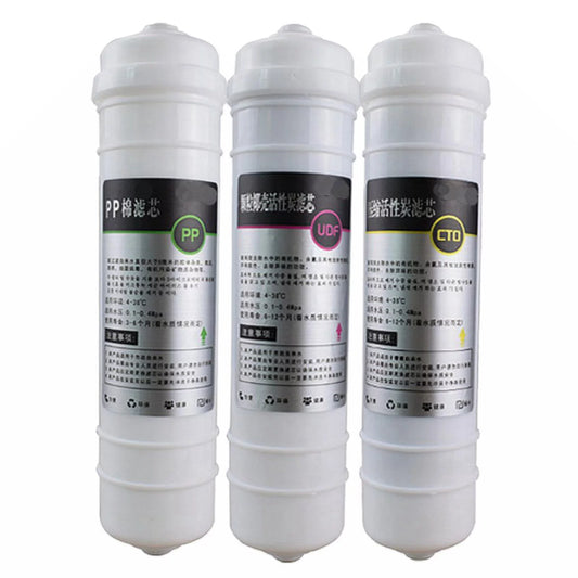 Water Filter System Home Kitchen Water with Faucet Tap Water Filter Kits 10 inch RO 3pcs
