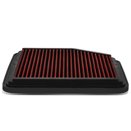 DNA Motoring AFPN-011-RD For 2006 to 2013 Lexus IS250 / IS350 / GS350 / GS430 Reusable & Washable Replacement High Flow Drop-in Air Filter (Red) 07 08 09 10 11 12