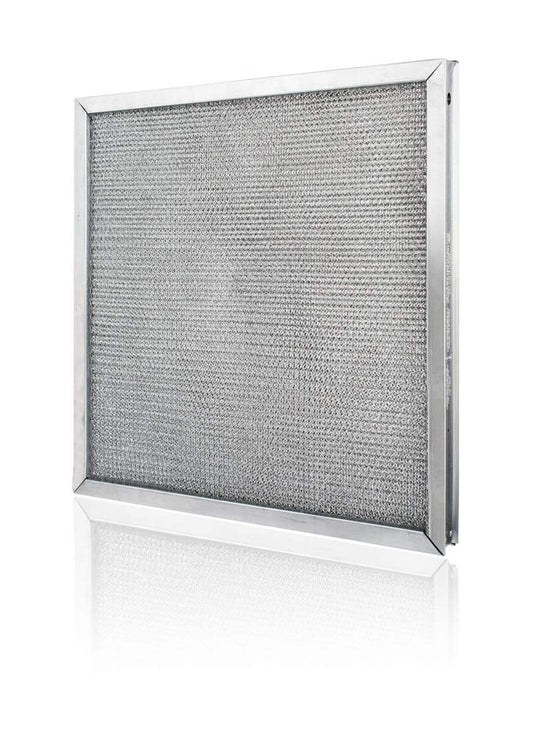Commercial Kitchen Make Up Air (MUA) and Supply Fan Metal Mesh Air Filters- Used in Heater and Supply Fan Intakes (Two Pack of 16 x 20 x 1)