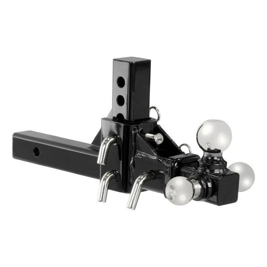 Adjustable Swivel Tri Ball Hitch Mount Tow Trailer Truck 3 Three Pull