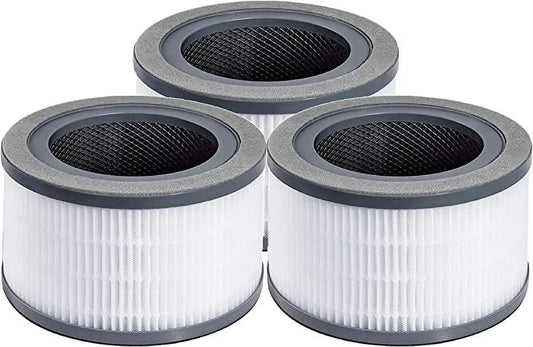 Nispira 3-in-1 HEPA Air Filter Replacement Compatible with Vista 200 Air Purifier Part Vista 200-RF. 3 Filters
