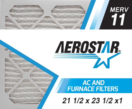 Aerostar 21 1/2x23 1/2x1 MERV  11,  Air Filter,  Box of 4