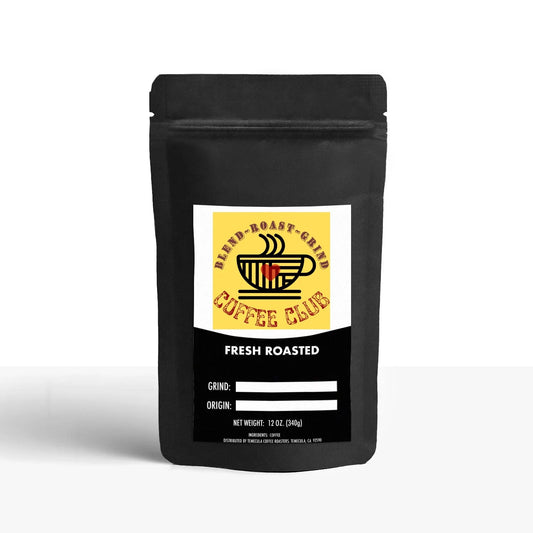 Blend Roast Grind Coffee Club- House Blend Medium Roast Blend of Select Coffees from South America
