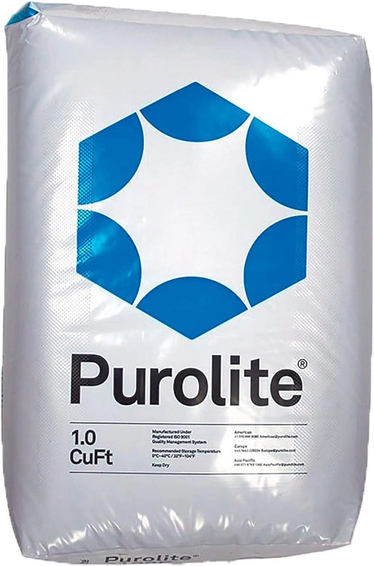 Purolite C100E Resin C-100E Replacement for Water Softener 1 Cu Ft Bag