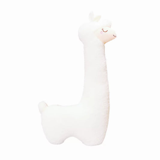 27 White Alpaca Body Pillow,Alpaca Plush Long Body Pillow, Llama Stuffed Animal Giant Sheep Llamacorn Alpaca Doll Plushie Hug Pillow, Cuddly Alpaca Long Pillow Christmas Birthday Gift