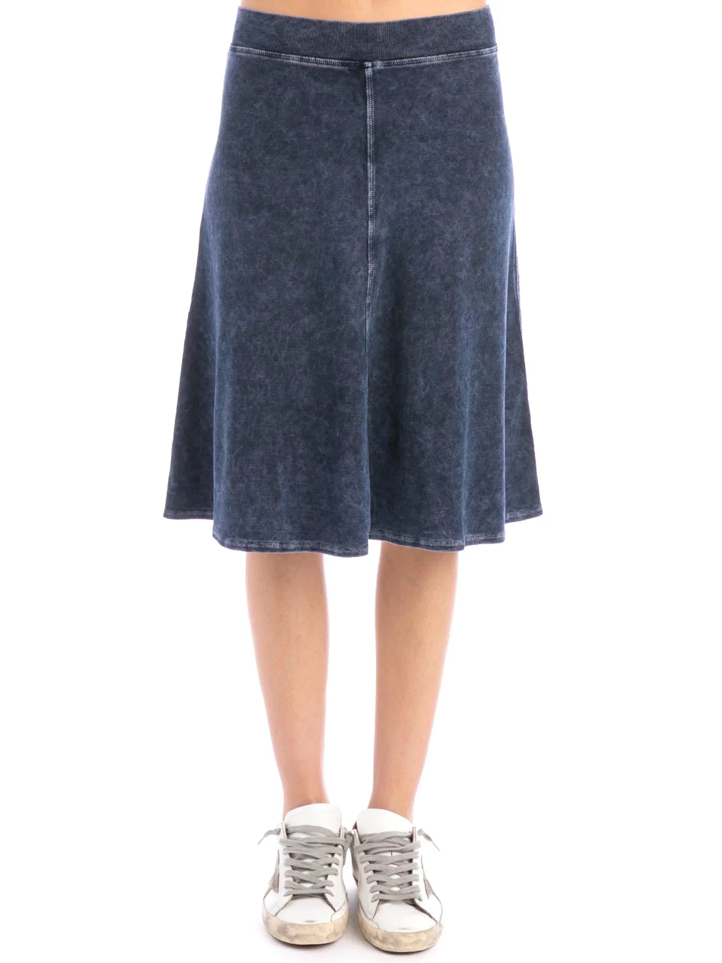 Hardtail Flat Waist Knee Skirt B-145