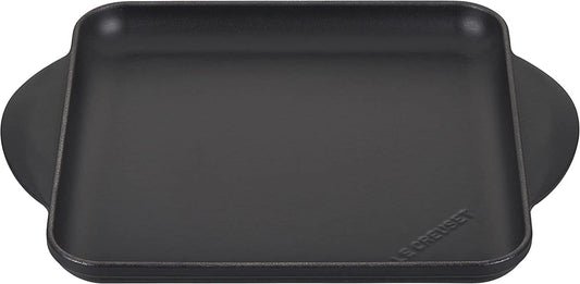 Le Creuset Enameled Cast Iron 9.5 Inch Square Griddle Licorice