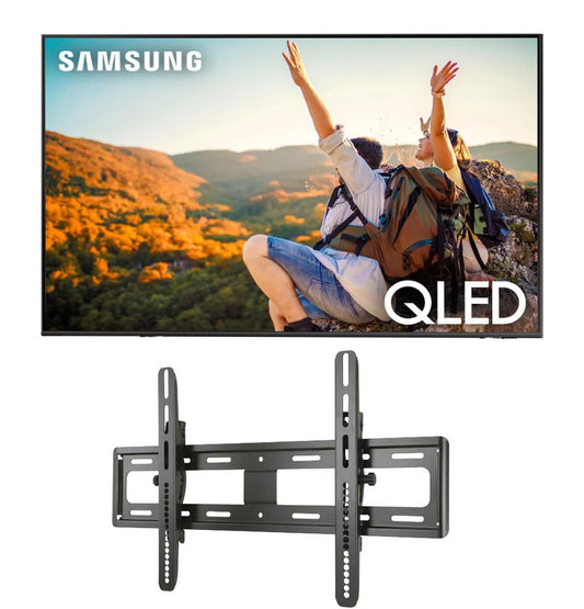 Samsung QN75QN90CAFXZA 75 Neo QLED Smart TV with 4K Upscaling with a Sanus VMPL50A-B1 Tilting Wall Mount for 32-85 Flat Screen TVs (2023)