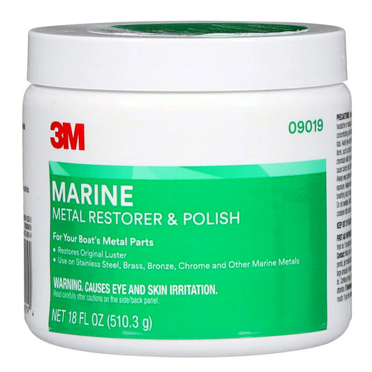 3M Metal Restorer and Polish, 09019, 18 oz Paste, 6 per case