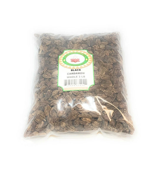 BLACK CARDAMOM WHOLE 3 LB SPICE BY BULKSHOPMARKET