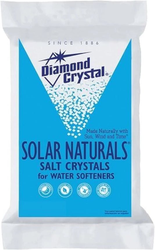 Diamond Crystal Solar Naturals Salt Crystals for Water Softeners 50 lb. Bag