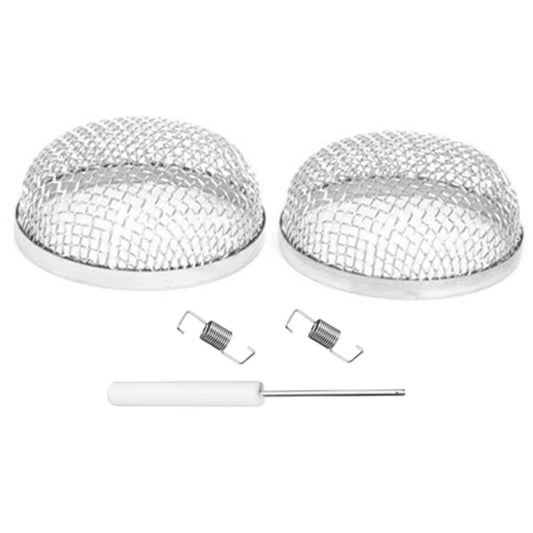 JR Products 06-30155 Mud Dauber Screen for Round Furnace Vents - 2-7/8 x 1-5/16, 2 Pack