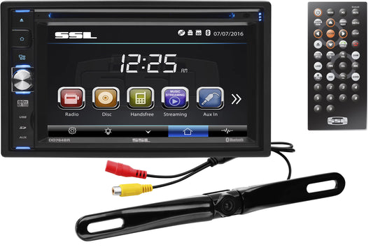 Sound Storm Laboratories DD764BR 6.2” Touchscreen Bluetooth DVD USB Rear Camera