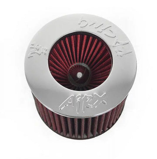 AirX Racing High Flow Performance Cone Air Filter with 2.75 inlet - Red