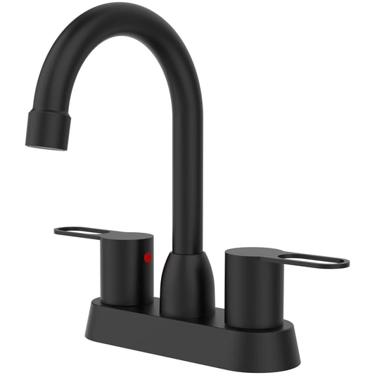 Modern RV Bathroom Faucet with 2 Handles - Upgrade Bathroom Experience