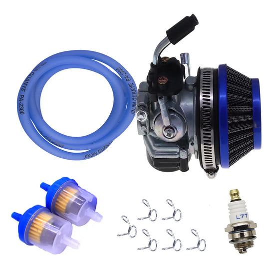 OWSOO Racing Carburetor 2 Stroke 49cc 50cc 66cc 80cc 100cc With Air Filter For 2 Stroke Engine Gas Motor Motorized Moto Bike Scooter Moped Dirt Bike