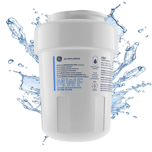 4 Pack MWF Refrigerator Water Filter, Replacement for Smart Water MWFP, MWFA, GWF, HDX FMG-1, WFC1201, GSE25GSHECSS, PC75009, RWF1060 Refrigerator Filter