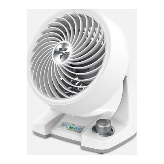 Vornado 133DC Energy Smart Compact Air Circulator Fan with Variable Speed Control, White