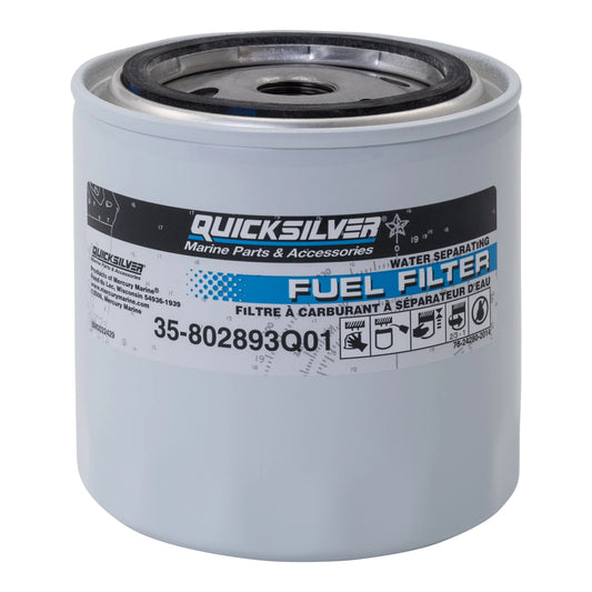 802893Q4 Water Separating Fuel Filter - Mercury and Mariner Outboards and MerCruiser Stern Drive and Inboard Engines