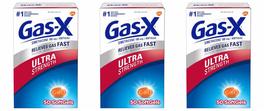 Gas-X Softgels Ultra Strength Soft Gels 50 ea (Pack of 3)