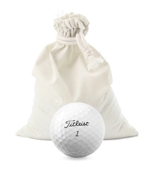 12 Recycled Titleist PRO V1 in Eco-Friendly Bag (Professionally Recycled)