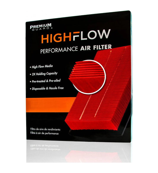 HIGHFLOW PA5305X, High Performance, Disposable Engine Air Filter | Fits 1998-07 Lexus LX470, 2003-09 GX470, 1998-07 Toyota Land Cruiser, 2000-06 Tundra, 2001-07 Sequoia