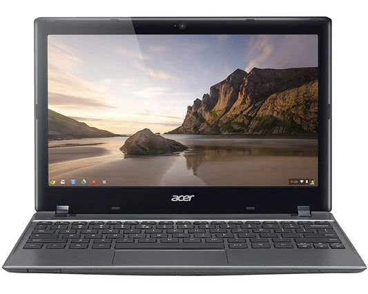 Certified Used Grade B Acer C720-2844 Celeron 2955U Dual-Core 1.4GHz 4GB 16GB SSD 11.6 LED Chromebook Chrome OS w/Cam & BT
