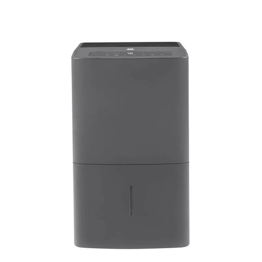 GENERAL ELECTRIC 45-Pint Portable Dehumidifier with Built-In Pump, Gray, Factory Reconditioned