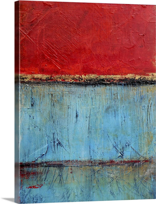 Great BIG Canvas | Red Sky Tide Canvas Wall Art - 18x24