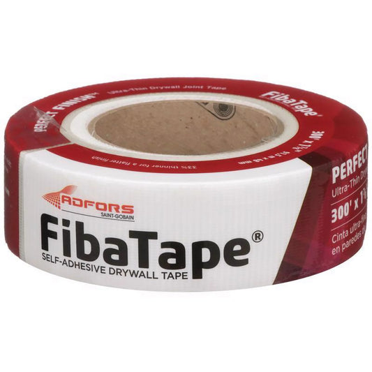 1 Pc, Saint-Gobain Adfors Fiba Tape 300 Ft. L X 1-7/8 In. W Fiberglass Mesh White Self Adhesive Drywall Jo