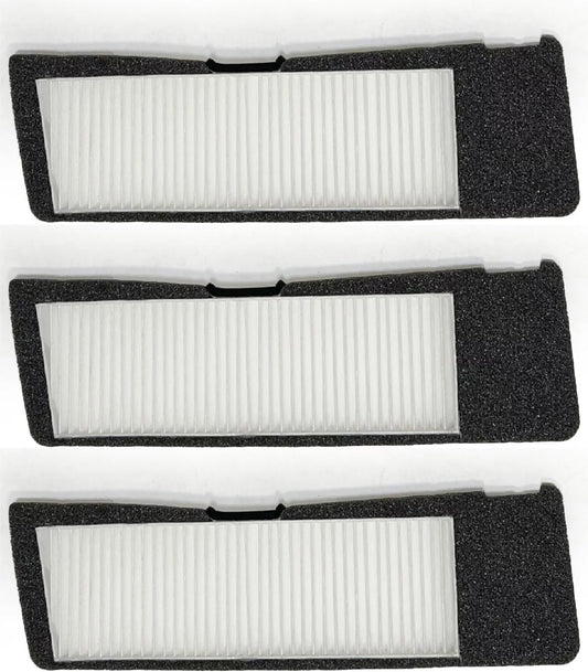Nispira Tesla Model 3 Cabin Intake Air Conditioning Inlet Vent HEPA Filter Replacement | For 2021 2022 2023 | Size 12.5 x 3.75 x 0.75. 3 Pack