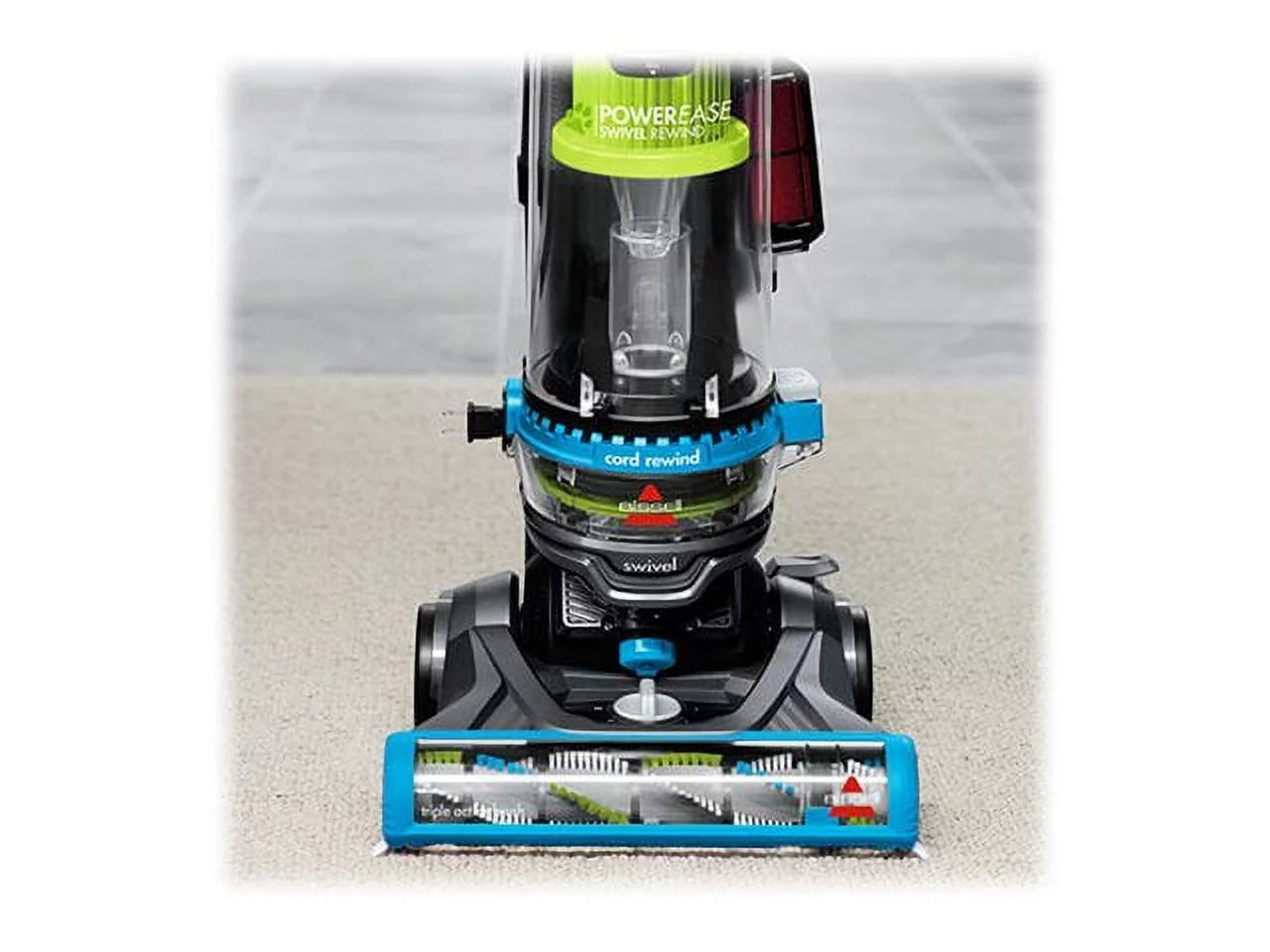 BISSELL PowerEase 2253 Swivel Rewind Pet Vacuum in Blue