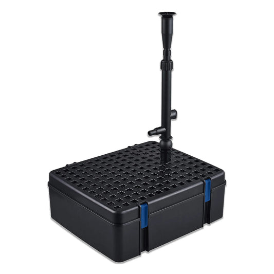 HALF OFF PONDS Sting Ray 1300 All-in-One Submersible Biological and Mechanical Filter, 530 GPH Pump, 13-Watt UV Clarifier, and Fountain - SR1300