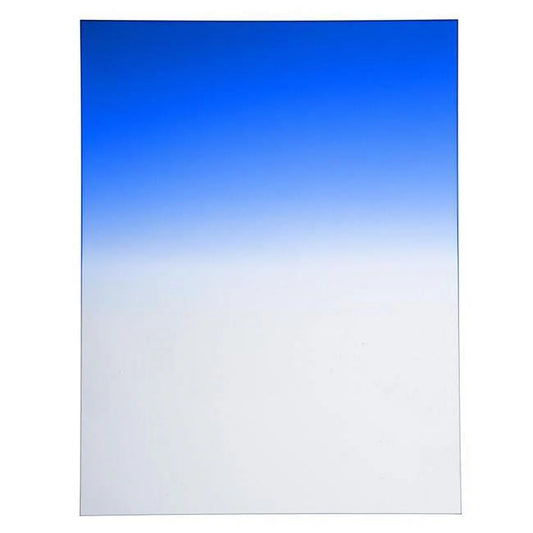 6.6 x 8.5 in. Pro Graduated Density 0.6 Soft Edge Filter, Blue