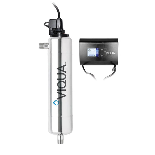 VIQUA D4 Premium w/ LCD Screen Home Stainless Steel Ultraviolet Water System - 12 GPM 120V 50W