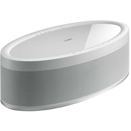 Yamaha MusicCast 50 Portable Bluetooth Speaker, White, WX-051