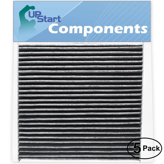 5-Pack Replacement for Cabin Air Filter for 2010 Honda Fit L4 1.5L Car/Automotive - Activated Carbon, ACF-11182